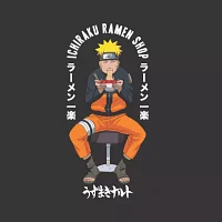 Novelty Mens Crew Neck Short Sleeve Relaxed Fit Anime Naruto Graphic T-Shirt
