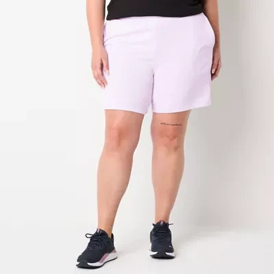 PUMA Womens High Rise Active Pull-On Short Plus