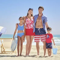 Burnside Striped Board Shorts