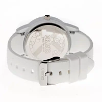 Crayo Women's Festival White Silicone-Band Watch with Date Cracr2001