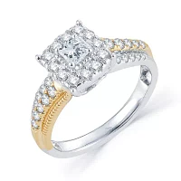 CT.T.W. Natural Diamond 14K Two-Tone Gold Engagement Ring