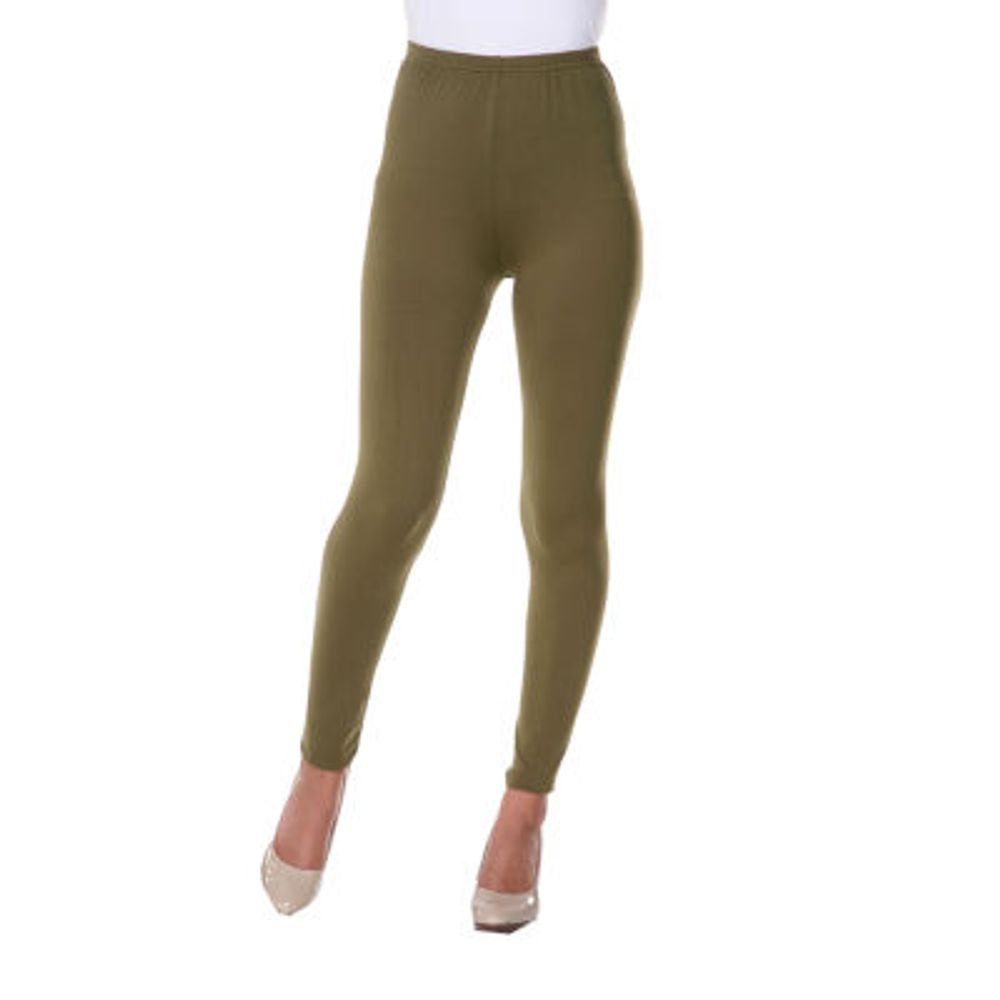 White Mark Womens Mid Rise Full Length Leggings | Plaza Las Americas