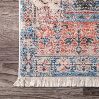 nuLoom Farley Medallion Fringe Rectangular Rug