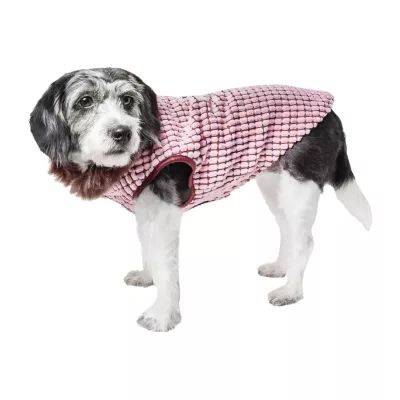 Pet Life ® Luxe 'Beautifur' Elegant Designer Boxed Faux Mink Fur Dog Coat