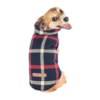 Pet Life ® 'Allegiance' Classical Plaided Insulated Dog Coat Jacket