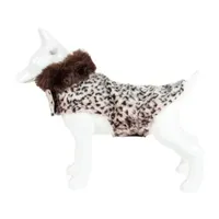 Pet Life ® Luxe 'Furracious' Cheetah Patterned Faux Mink Dog Coat