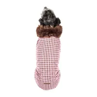 Pet Life ® Luxe 'Beautifur' Elegant Designer Boxed Faux Mink Fur Dog Coat