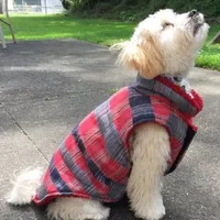 Pet Life ® 'Scotty' Tartan Classical Plaided Insulated Dog Coat Jacket