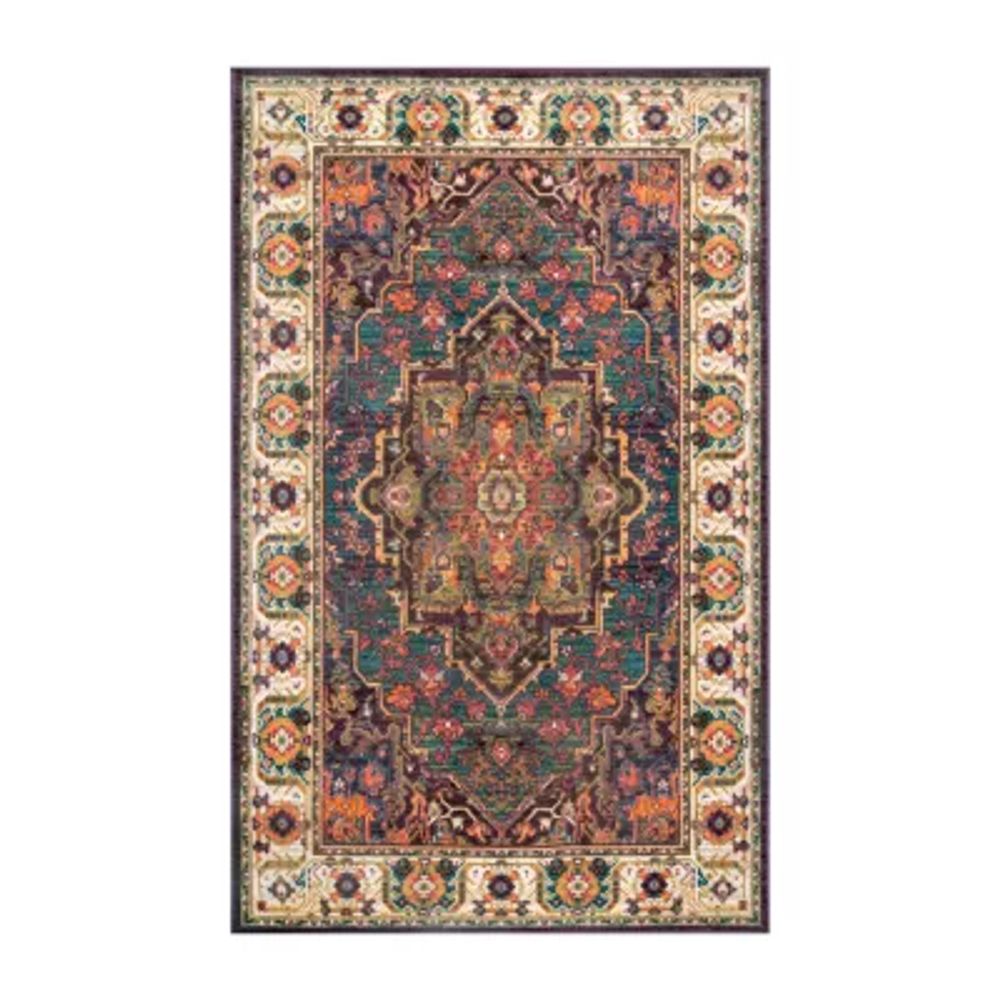 nuLoom Vintage Medallion Evalyn Area Rug