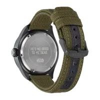 Citizen Boba Fett Star Wars Mens Green Strap Watch Bu2058-00w