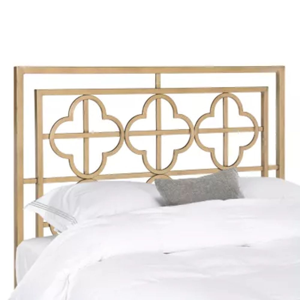 Lucinda Metal Tufted Nailhead Trim Headboard