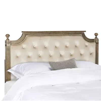 Wood Velveteen Upholstered Headboard