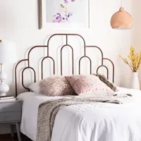 Paloma Metal Tufted Nailhead Trim Headboard