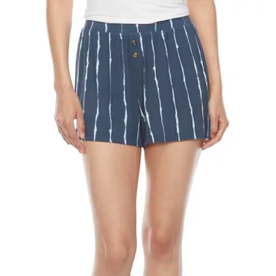 Ambrielle Womens Rib Pajama Shorts