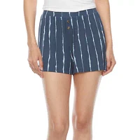 Ambrielle Womens Rib Pajama Shorts