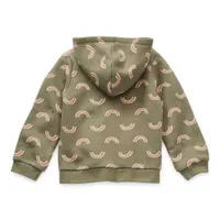 Okie Dokie Toddler Girls Fleece Zipper Hoodie