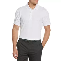 PGA TOUR Airflux Big and Tall Mens Regular Fit Short Sleeve Polo Shirt
