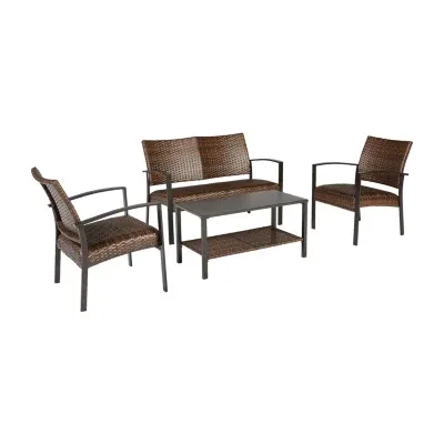 Outdoor By Ashley Zariyah 4-pc. Conversation Set Weather Resistant