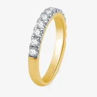 I Said Yes (H-I / I1) 3/4 CT. T.W. Lab Grown White Diamond Sterling Silver or 14K Gold Over Wedding Band