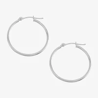 14K Gold 30mm Hoop Earrings