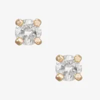 1/10 CT. T.W. Natural White Diamond 14K Gold 2.5mm Stud Earrings