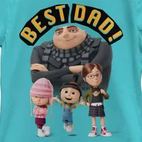 Little & Big Girls Crew Neck Short Sleeve Despicable Me Graphic T-Shirt