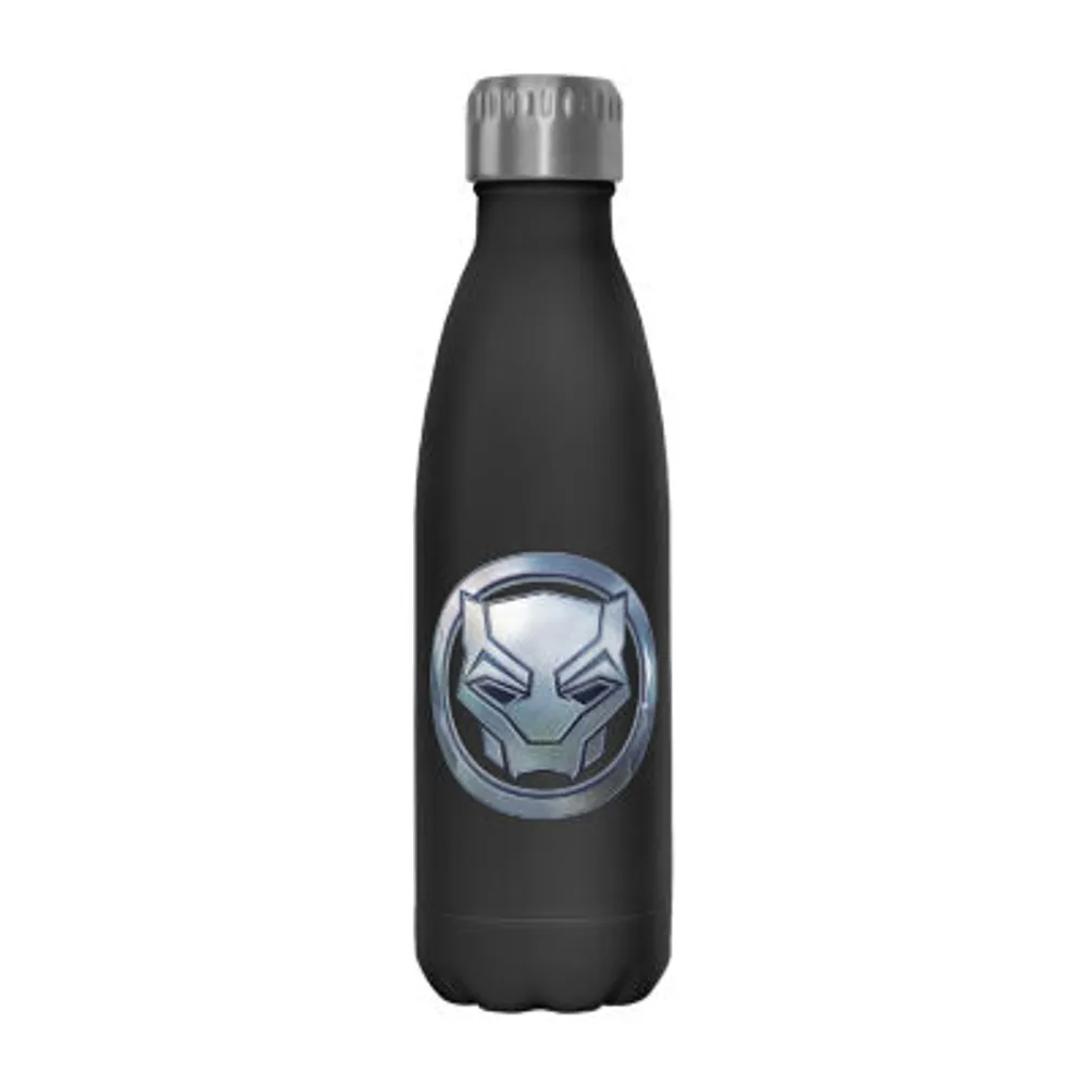 Disney Collection Black Panther Logo 17 Oz Stainless Steel Bottle