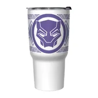 Disney Collection Black Panther Wakanda Forever Logo 27 Oz Stainless Steel Travel Mug