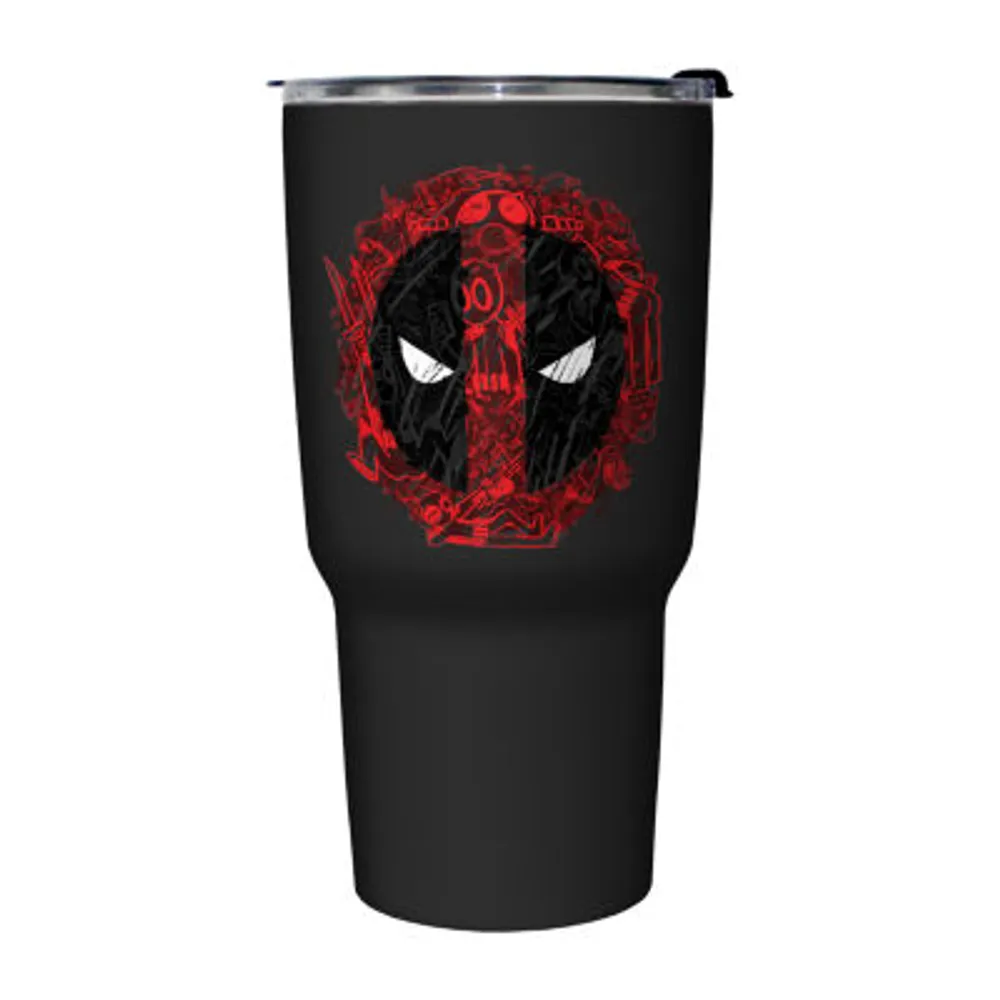 Disney Collection Deadpool Icons 27 Oz Stainless Steel Travel Mug