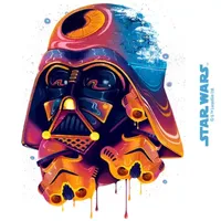 Disney Collection Star Wars Color Melted Vader 17 Oz Stainless Steel Bottle