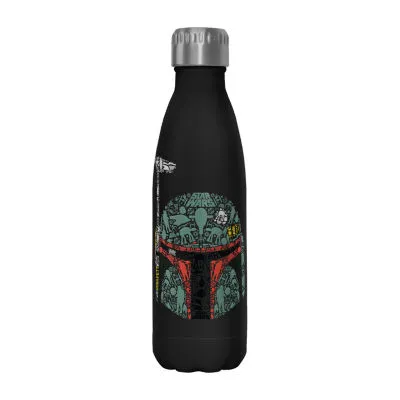 Disney Collection Star Wars Boba Icons 17 Oz Stainless Steel Bottle