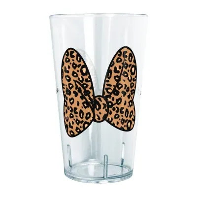 Disney Collection  Mickey and Friends Animal Print Bow 24 Oz Tritan Cup 4pc Set