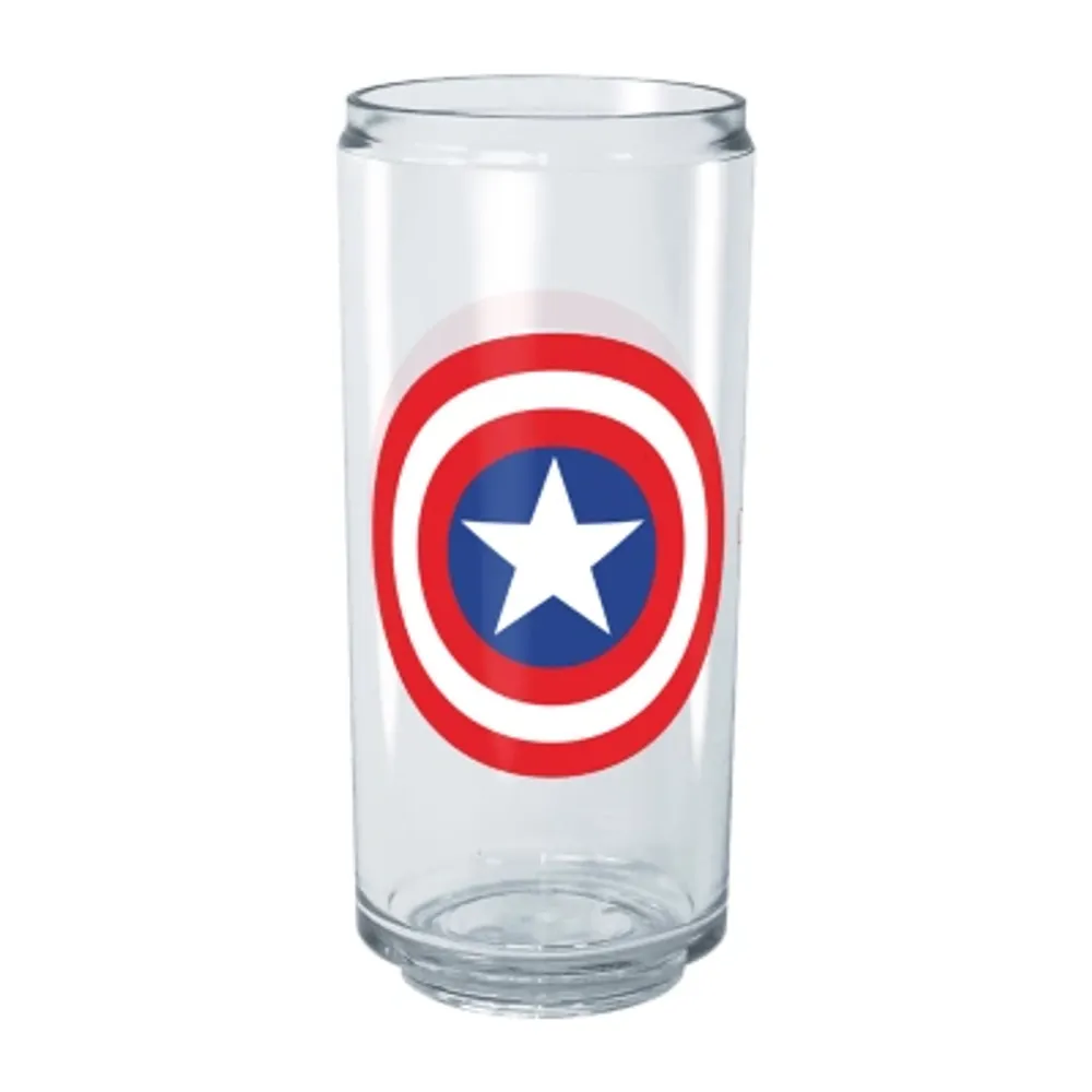 Disney Collection Marvel Captain America Classic 16 Oz Tritan Cup 2pc Set