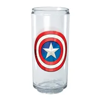 Disney Collection Marvel Captain America Shinyshield 16 Oz Tritan Cup 2pc Set