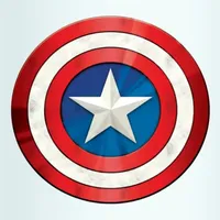 Disney Collection Marvel Captain America Shinyshield 24 Oz Tritan Cup 4pc Set