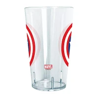 Disney Collection Marvel Captain America Classic 24 Oz Tritan Cup 4pc Set