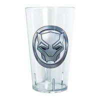 Disney Collection Marvel Black Panther Wakanda Forever Logo 24 Oz Tritan Cup 4pc Set