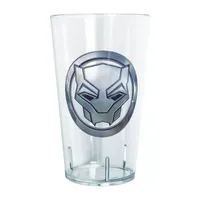 Disney Collection Marvel Black Panther Wakanda Forever Logo 24 Oz Tritan Cup 4pc Set