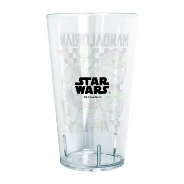 Star Wars The Mandalorian and The Child Grogu 4pc 16oz Pint Glass Set