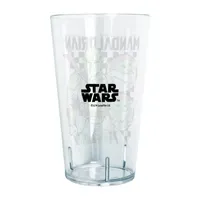 Disney Collection Star Wars Mando Checks 24 Oz Tritan Cup 4pc Set