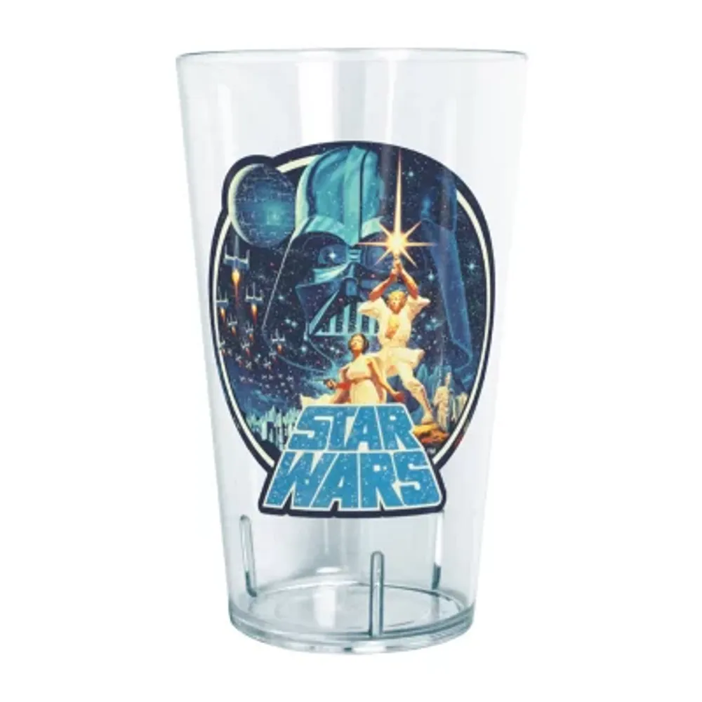 Disney Collection Star Wars Empire Head 24 Oz Tritan Cup 4pc Set