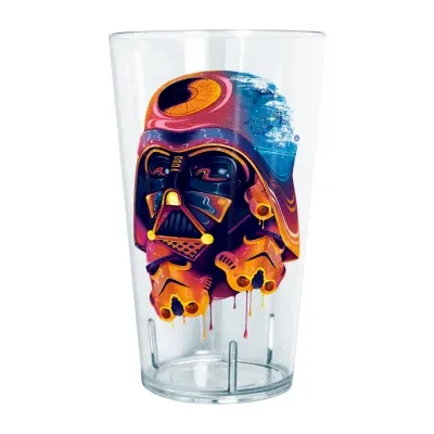 Disney Collection Star Wars Color Melted Vader 24 Oz Tritan Cup 4pc Set