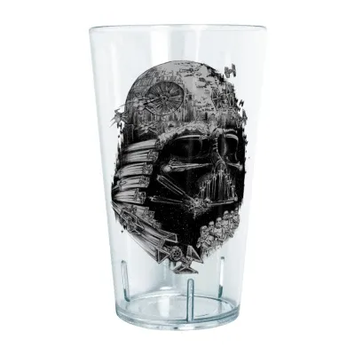 Disney Collection Star Wars Empire Head 24 Oz Tritan Cup 4pc Set