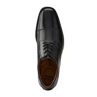 Clarks® Tilden Mens Leather Cap-Toe Dress Shoes