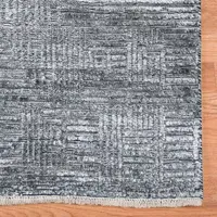Amer Rugs Quartz	Geometric Hand Knotted Indoor Rectangle Area Rug