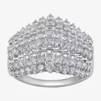 Womens 2 CT. T.W. Mined White Diamond 10K or 14K Gold Cocktail Ring