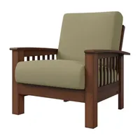 Omaha Mission Style Solid Armchair