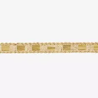 10K Gold 7.5 Inch Hollow Link Bracelet