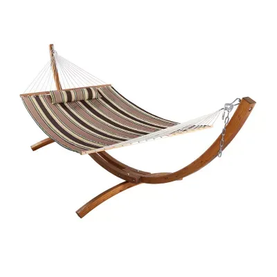 Sunnydaze 2 Person Freestanding Quilted Hammock