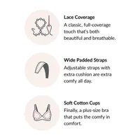 Glamorise Wireless Full Coverage Bra 1001